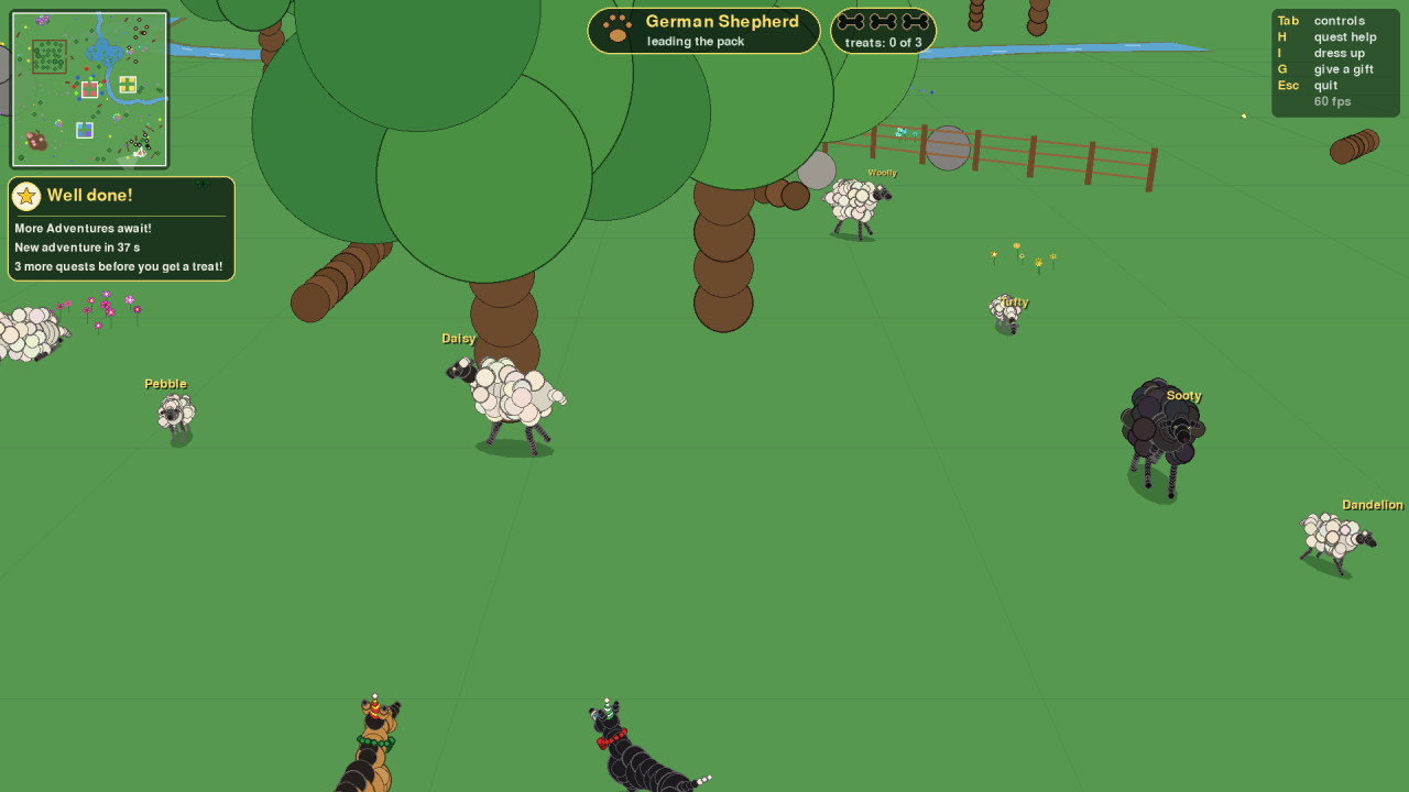 Sheep in their field