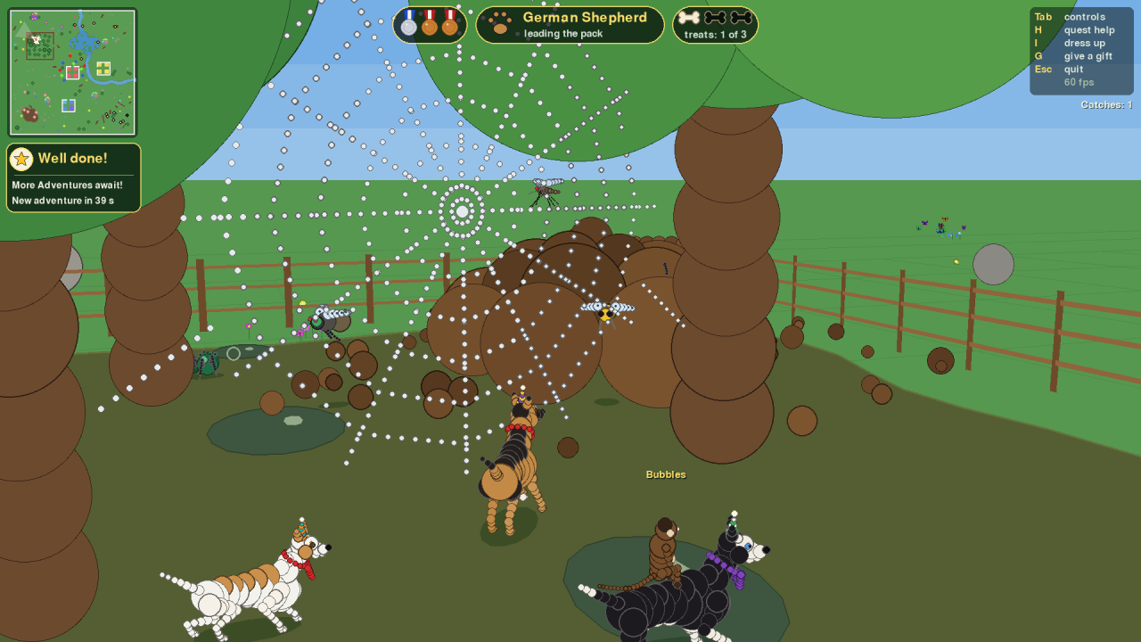 The swamp: the spider web, the poop pile and the puddles