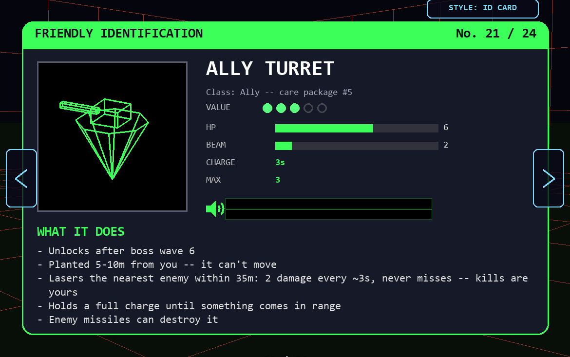 Ally Turret card